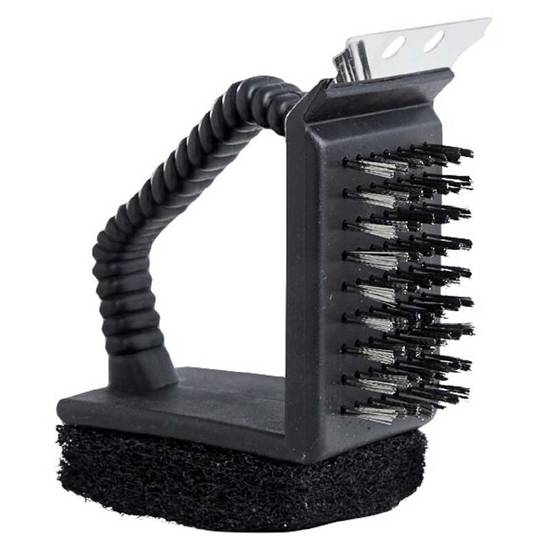 CEPILLO PARRILLERO 🍖 👨🏼🍳 3 EN 1 🔥🔥🔥 El secreto del maestro: parrilla limpia en segundos, sabor intacto siempre ✨