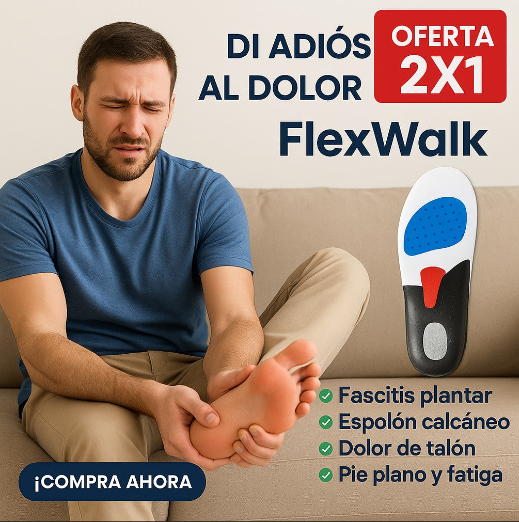 FlexWalk® Alivio inteligente con cada pisada.