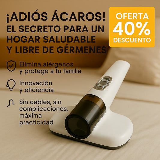 ✨ Killer Pro UV ® Aspiradora Inalámbrica Anti Ácaros Con Sistema UV