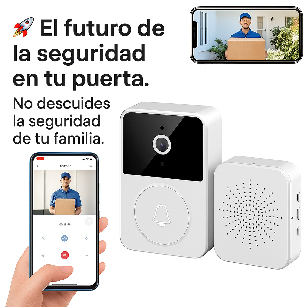 🔔✨ Timbre Inteligente de Seguridad 🔍🏠 | Controla Tu Puerta Desde Donde Estés! 🚀📱