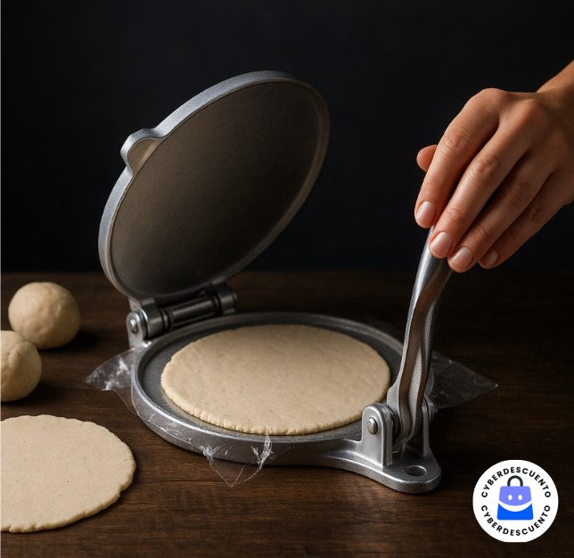 EasyPress™ Una prensa, mil recetas: empanadas, sopaipillas, tortillas, arepas, fajitas, y más listas en un solo paso 🍽️