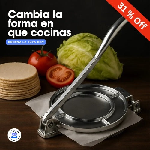 EasyPress™ Una prensa, mil recetas: empanadas, sopaipillas, tortillas, arepas, fajitas, y más listas en un solo paso 🍽️